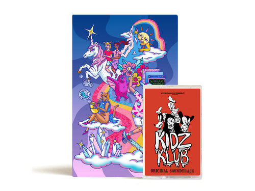 Kidz Klub! Original Soundtrack! Tape + VHS!! BUNDLE!